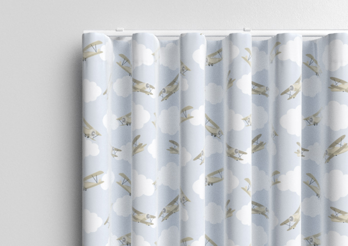 Flying Ace, Golden - Made to Measure Curtains - Image 13